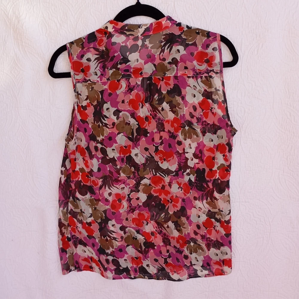 THE LIMITED ELEGANT PRINTED BLOUSE SIZE M - Picture 5 of 8